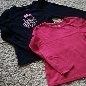 Girl tops bundle sz 6 long sleeves